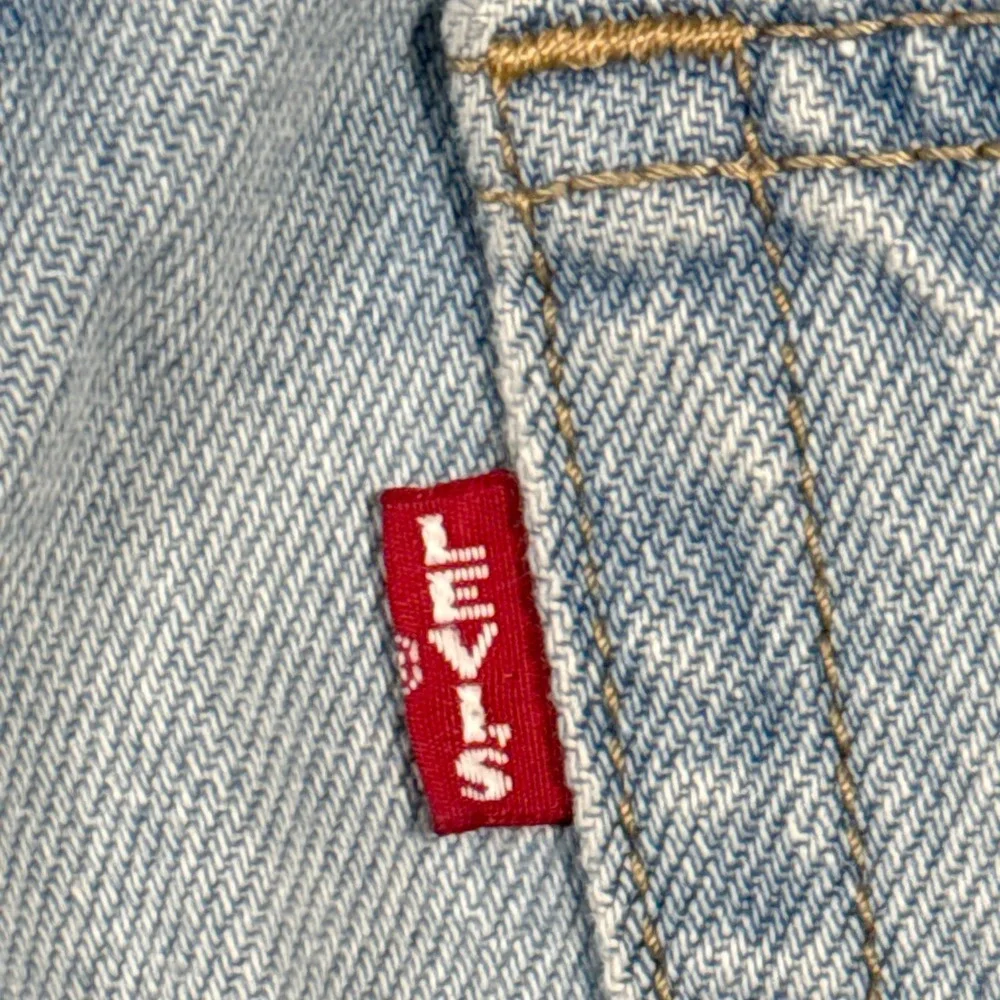Levis Jeans Womens W30 Premium High‎ Loose Wide Leg Big E 90s style Cotton Hemp